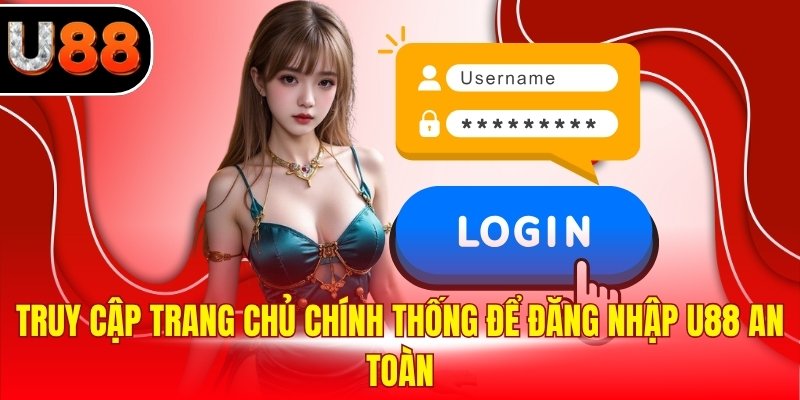 Truy cập trang chủ chính thống để đăng nhập U88 an toàn